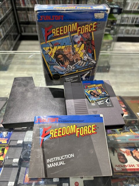 Freedom Force (Nintendo Entertainment System, 1988) NES Complete CIB Tested!