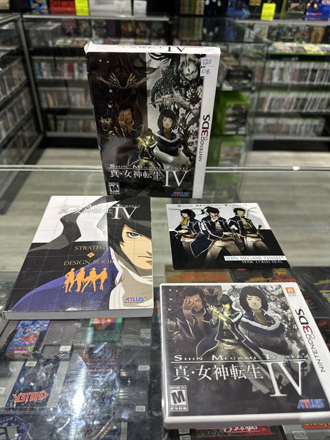 Shin Megami Tensei IV 4 Limited Edition (Nintendo 3DS) CIB Complete Tested!