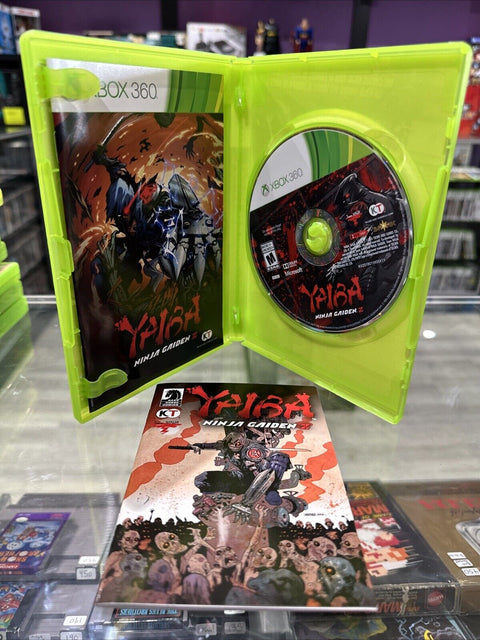 Yaiba: Ninja Gaiden Z (Microsoft Xbox 360) CIB Complete w/ Comic Tested!