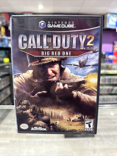 Call of Duty 2: Big Red One (Nintendo GameCube, 2005)  CIB Complete Tested!