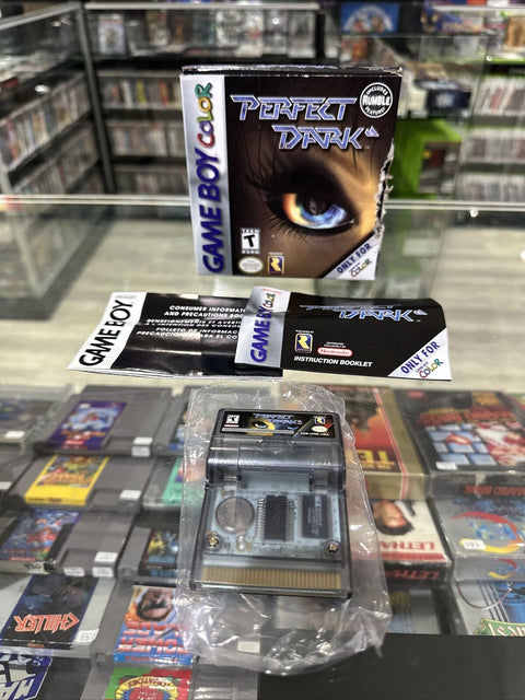 Perfect Dark (Nintendo Game Boy Color, 2000) GBC Complete *Box Damage* Tested!