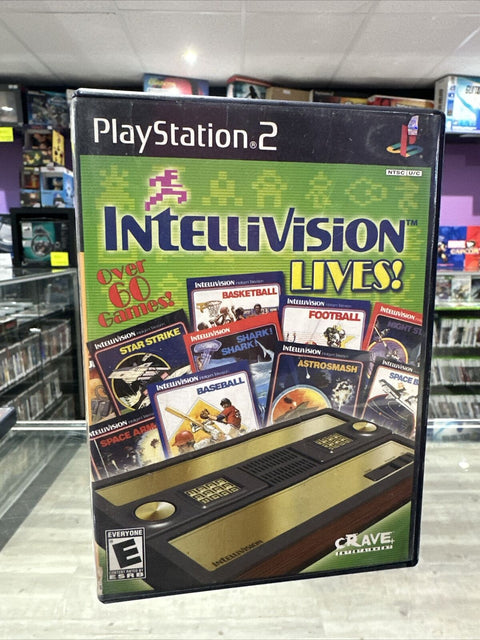 Intellivision Lives (Sony PlayStation 2) PS2 CIB Complete *water damaged cover*