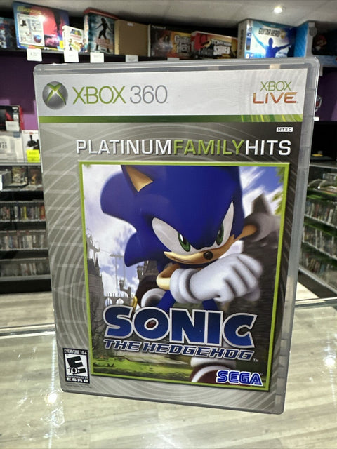 Sonic the Hedgehog (Microsoft Xbox 360, 2006) CIB Complete Tested!