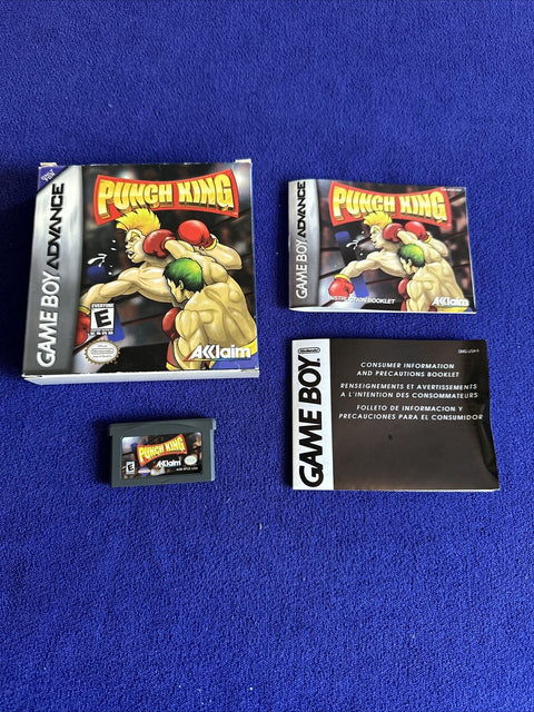 Punch King (Nintendo Game Boy Advance, 2002) GBA CIB Complete In Box - Tested!