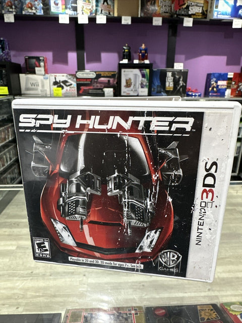 Spy Hunter (Nintendo 3DS, 2012) *Water Damage* Complete Tested!
