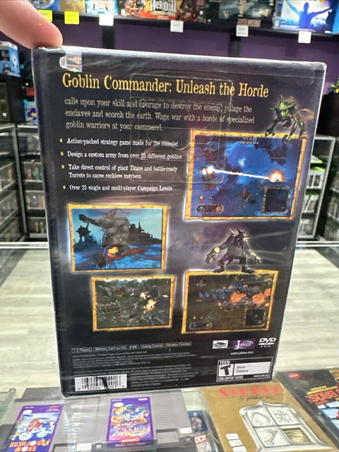 NEW! Goblin Commander: Unleash the Horde (Sony PlayStation 2, 2003) PS2 Sealed!