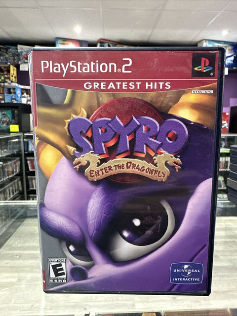 Spyro: Enter the Dragonfly (Sony PlayStation 2, 2002) PS2 CIB Complete Tested!