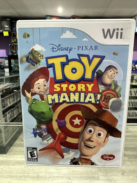 Toy Story Mania (Nintendo Wii, 2009) CIB Complete w/ Glasses - Tested!