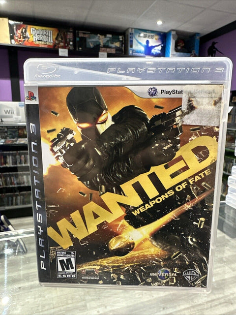 Wanted Weapons of Fate (Sony PlayStation 3 PS3) CIB Complete Tested!