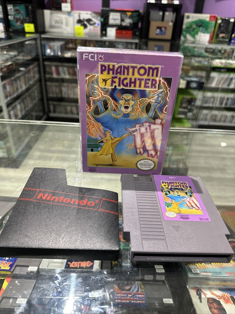 Phantom Fighter (Nintendo Entertainment System, 1990) NES In Box - Tested!