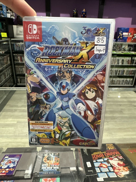 NEW! RockMan X Anniversary Collection (Nintendo Switch) Japan Import Sealed