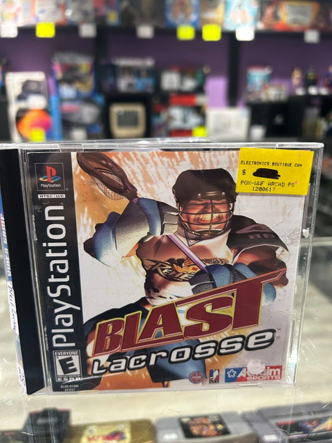 Blast Lacrosse (Sony PlayStation 1 PS1) PS1 Disc + Manual Tested!