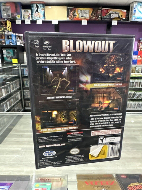 BlowOut (Nintendo GameCube, 2003) CIB Complete Tested!