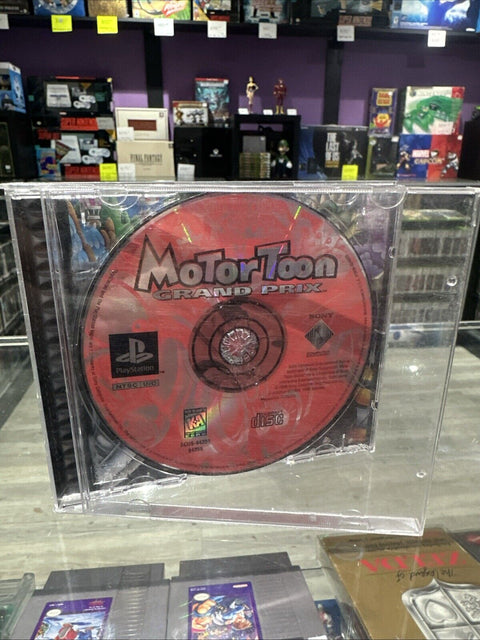 Motor Toon Grand Prix (Sony PlayStation 1, 1996) PS1 No Manual - Tested!