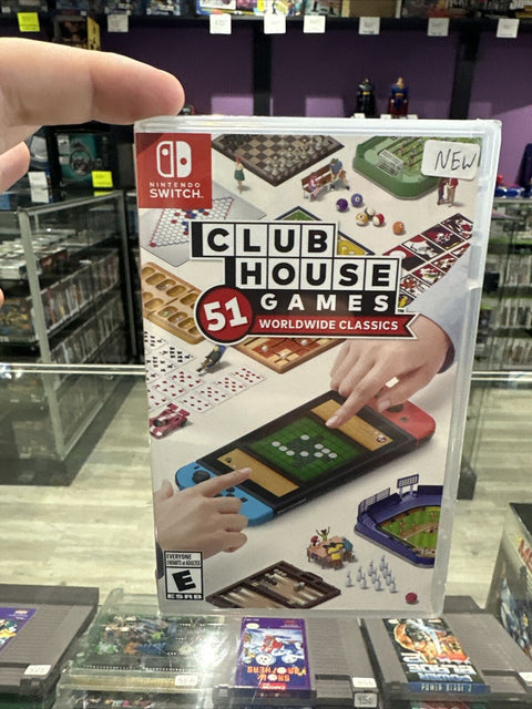 NEW! Clubhouse Games: 51 Worldwide Classics (Nintendo Switch) Factory Sealed!