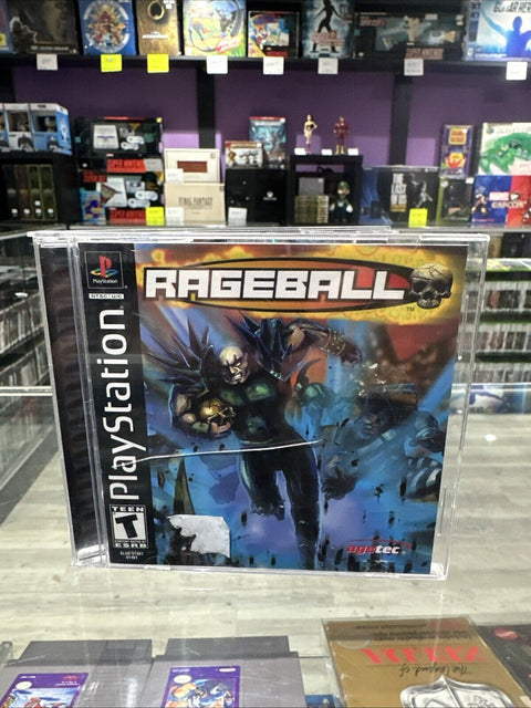 Rageball (Sony PlayStation 1, 2002) PS1 CIB Complete Tested!