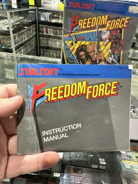 Freedom Force (Nintendo Entertainment System, 1988) NES Complete CIB Tested!