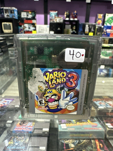 Wario Land 3 (Nintendo Game Boy Color, 2000) GBC Tested