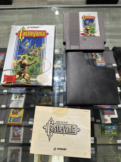 Castlevania (Nintendo NES, 1987) Authentic CIB Complete - Tested!