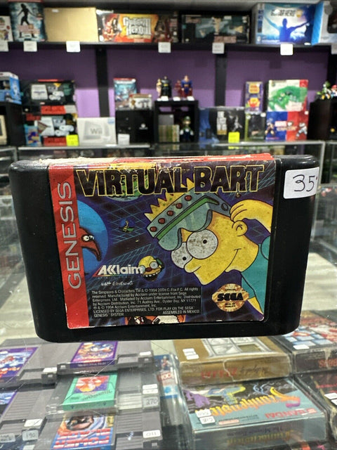 Virtual Bart (Sega Genesis, 1994) Tested!