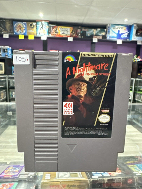 Nightmare on Elm Street (Nintendo NES, 1990) Authentic Cartridge Only - Tested!