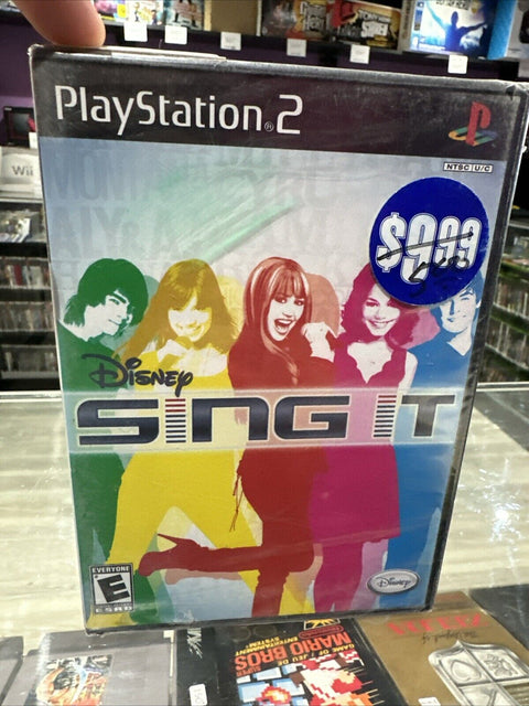 NEW! Disney Sing It (Sony PlayStation 2, 2008) PS2 Factory Sealed!