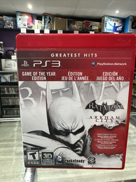 Batman Arkham City -- Greatest Hits (Sony PlayStation 3) PS3 Complete Tested!