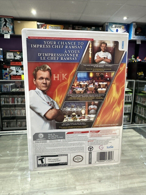 Hell's Kitchen: The Game (Nintendo Wii, 2008) CIB Complete Tested!