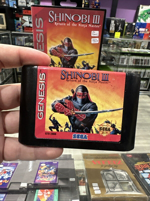 Shinobi III: Return of the Ninja Master (Sega Genesis, 1993) Tested!