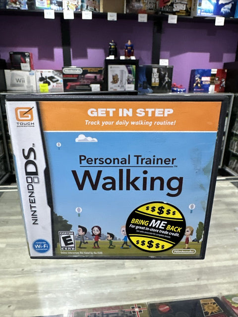 Personal Trainer Walking for Nintendo DS CIB Complete Tested!