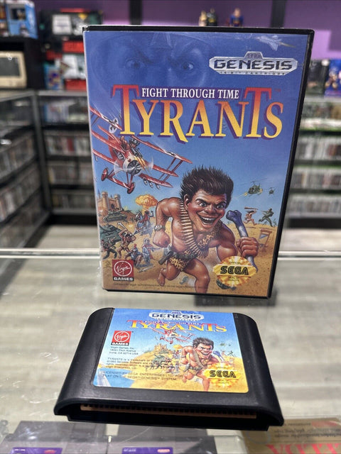 Tyrants (Sega Genesis, 1993) No Manual - Tested!