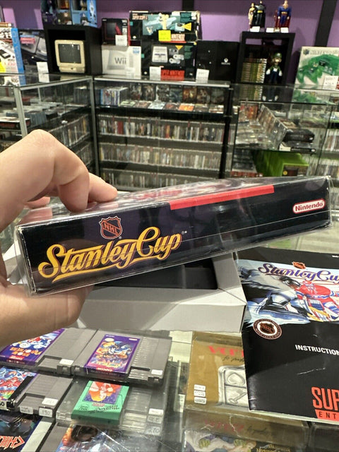 NHL Stanley Cup (Super Nintendo SNES, 1993) CIB Complete Tested!