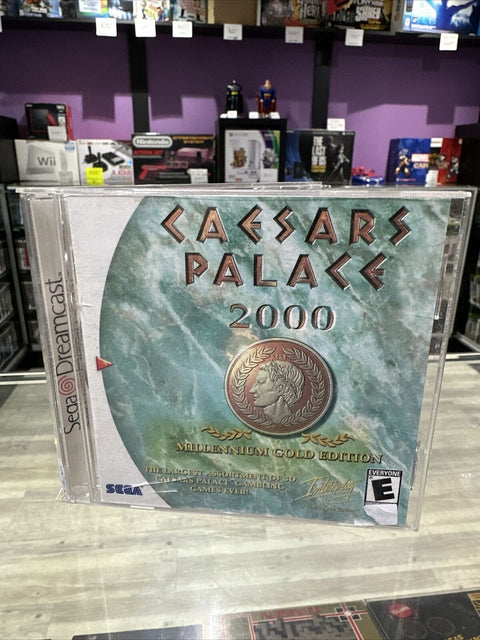 Caesars Palace 2000: Millennium Gold Edition (Sega Dreamcast, 2000) Complete