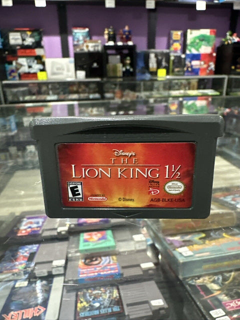 Lion King 1 1/2 (Nintendo Game Boy Advance, 2003) GBA Tested!