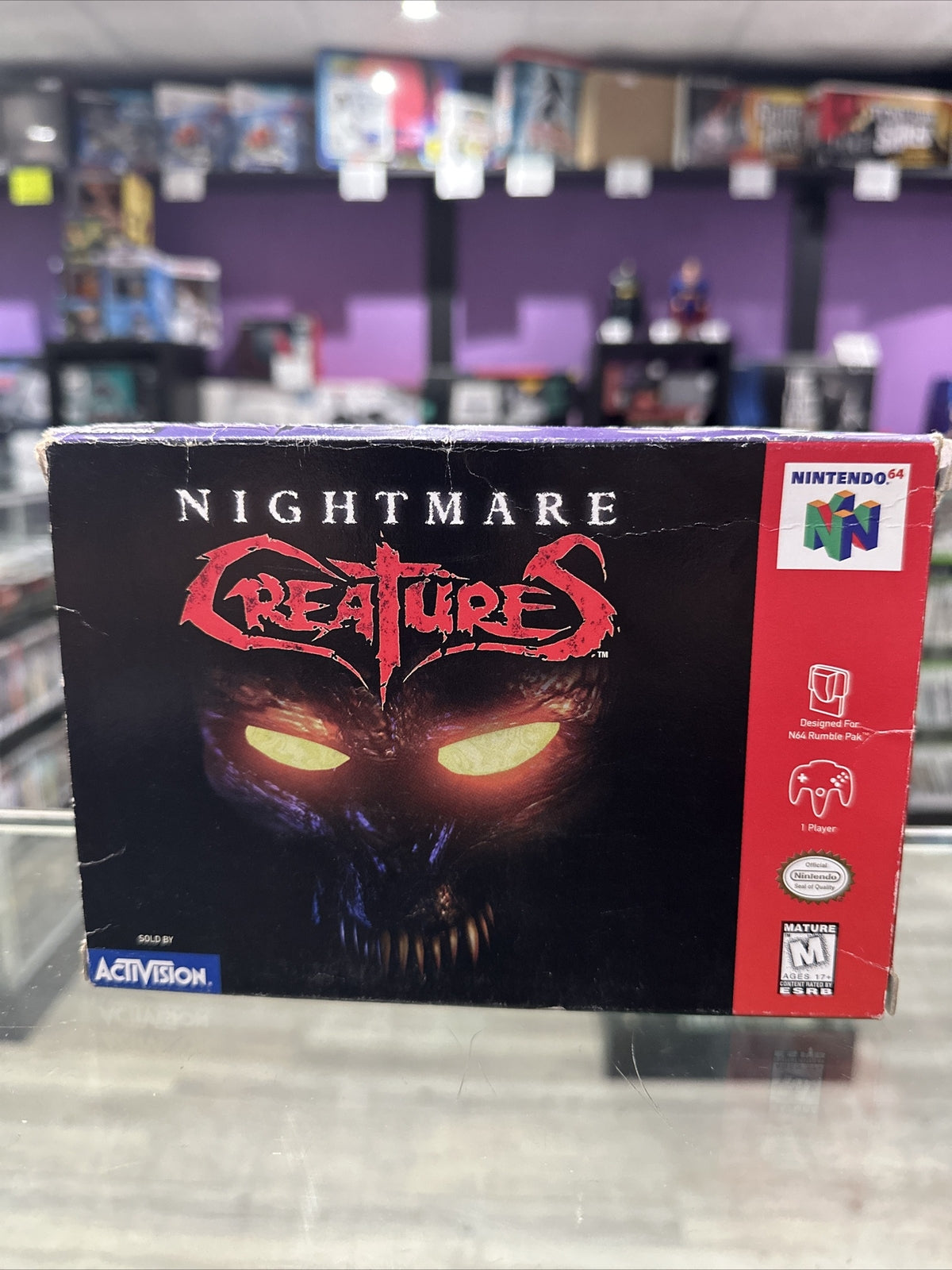 Nightmare Creatures (Nintendo 64, 1998) N64 CIB Complete Tested