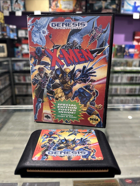 X-Men (Sega Genesis, 1993) No Manual - Tested!