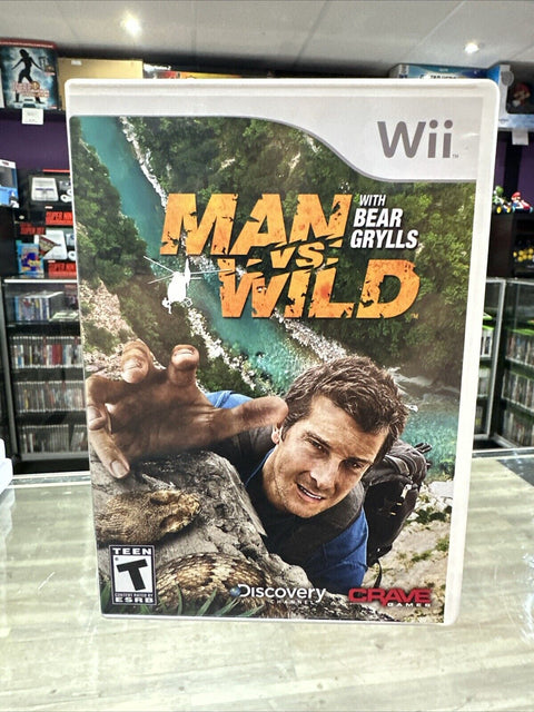 Man vs. Wild With Bear Grylls (Nintendo Wii, 2011) CIB Complete Tested!