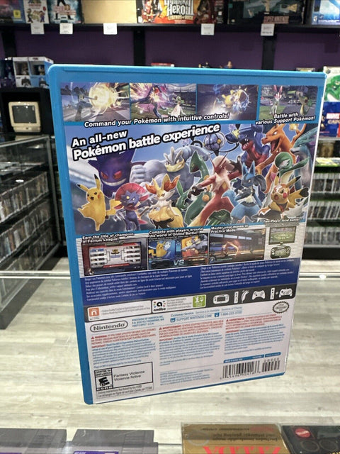 Pokkén Tournament (Nintendo Wii U) W/ Sealed Amiibo Card Shadow Mewtwo Complete