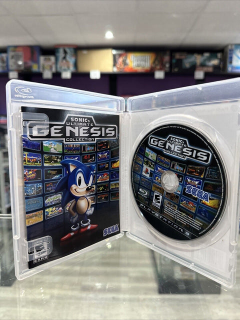 Sonic's Ultimate Genesis Collection (Sony PlayStation 3, 2009) PS3 CIB Complete