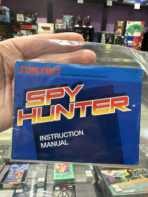 *Manual Only* Spy Hunter for Nintendo NES Instruction Booklet