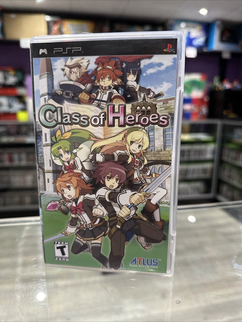 Class of Heroes (Sony PSP, 2009) CIB Complete Tested!