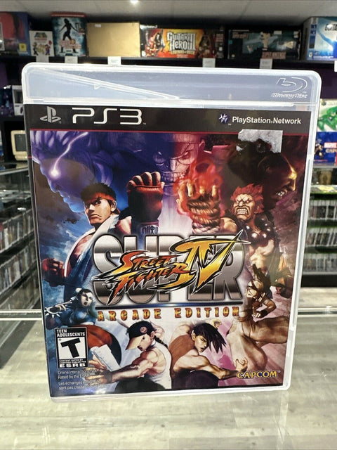 Super Street Fighter IV 4 Arcade Edition (PlayStation 3) PS3 Tested!