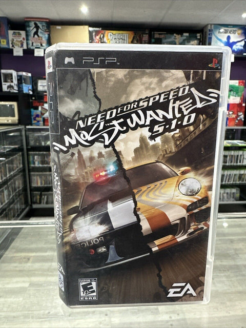 Need for Speed: Most Wanted  5-1-0  (Sony PSP, 2005) CIB Complete Tested!