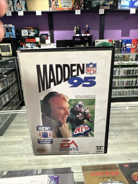 Madden NFL 95 (Sega Genesis, 1994) Tested w/ Map