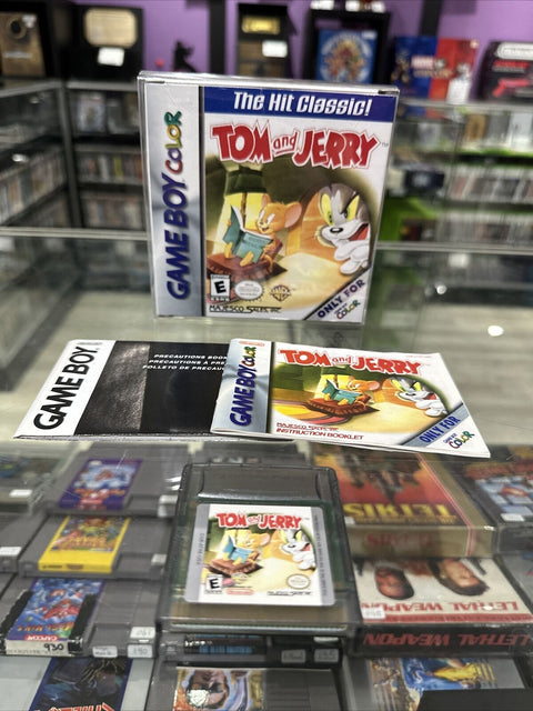 Tom and Jerry (Nintendo Game Boy Color, 1999) GBC CIB Complete Tested!