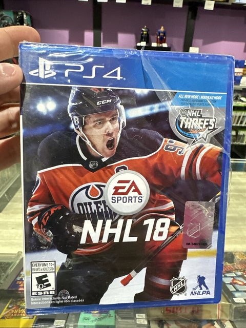 NEW! NHL 18 - Sony PlayStation 4 PS4 Sealed *Plastic Ripped*