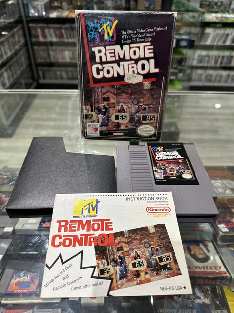 Remote Control (Nintendo Entertainment System, 1990) NES CIB Complete Tested!