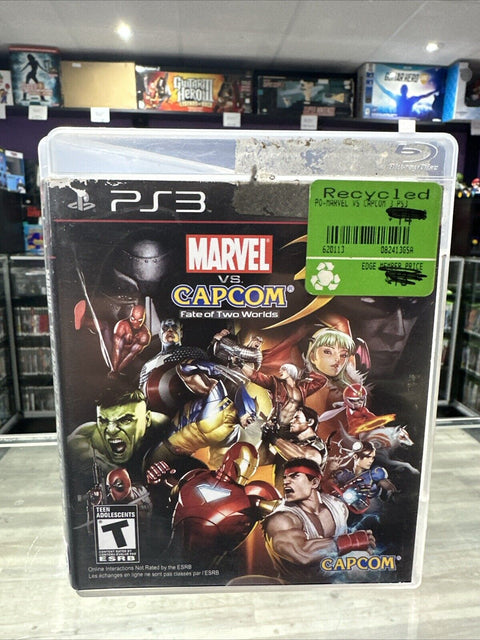 Marvel vs. Capcom 3: Fate of Two Worlds (Sony PlayStation 3, 2011) PS3 Complete