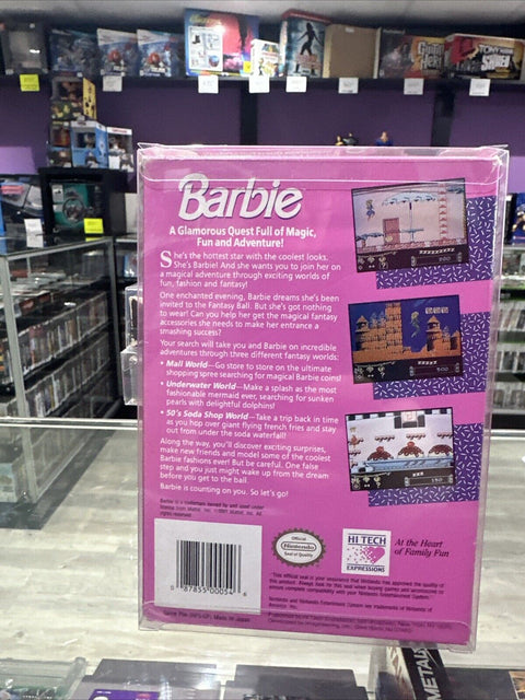 Barbie (Nintendo Entertainment System, 1991) NES CIB Complete Tested!