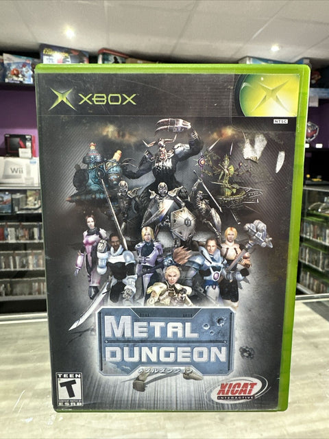 Metal Dungeon (Microsoft Original Xbox, 2002) No Manual Tested!